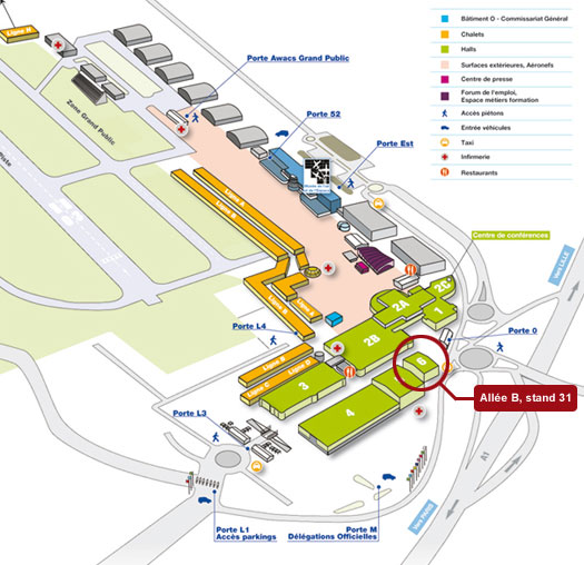 Plan du Bourget 2011